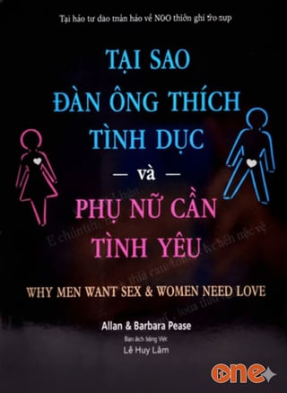 Tại Sao Đàn Ông Thích Tình Dục Và Phụ Nữ Cần Tình Yêu